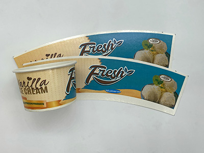 Taza de papel y combinación de papel