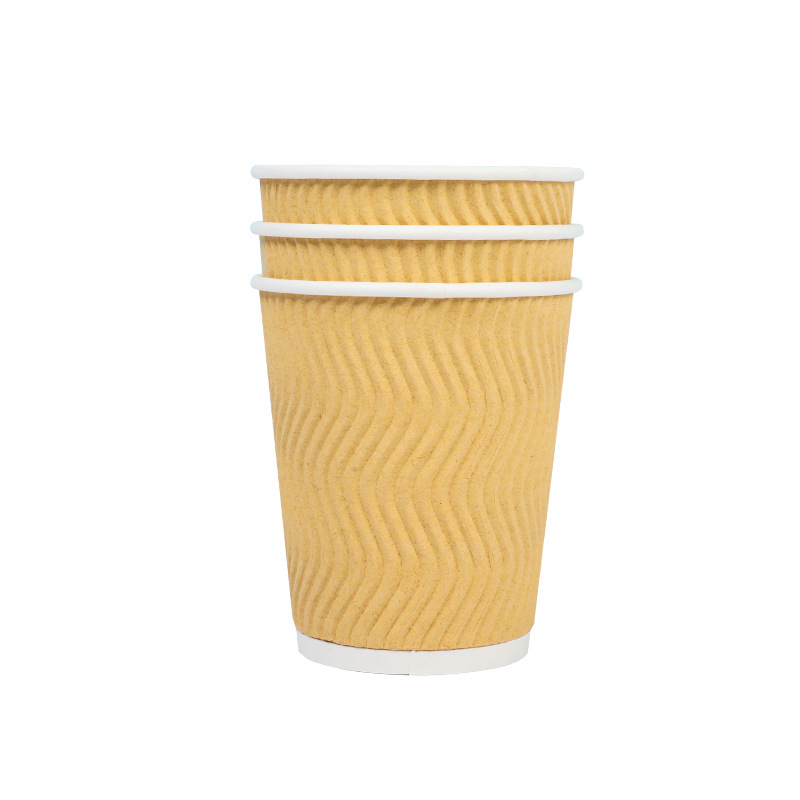 Vaso de papel suave y antifiltraciones