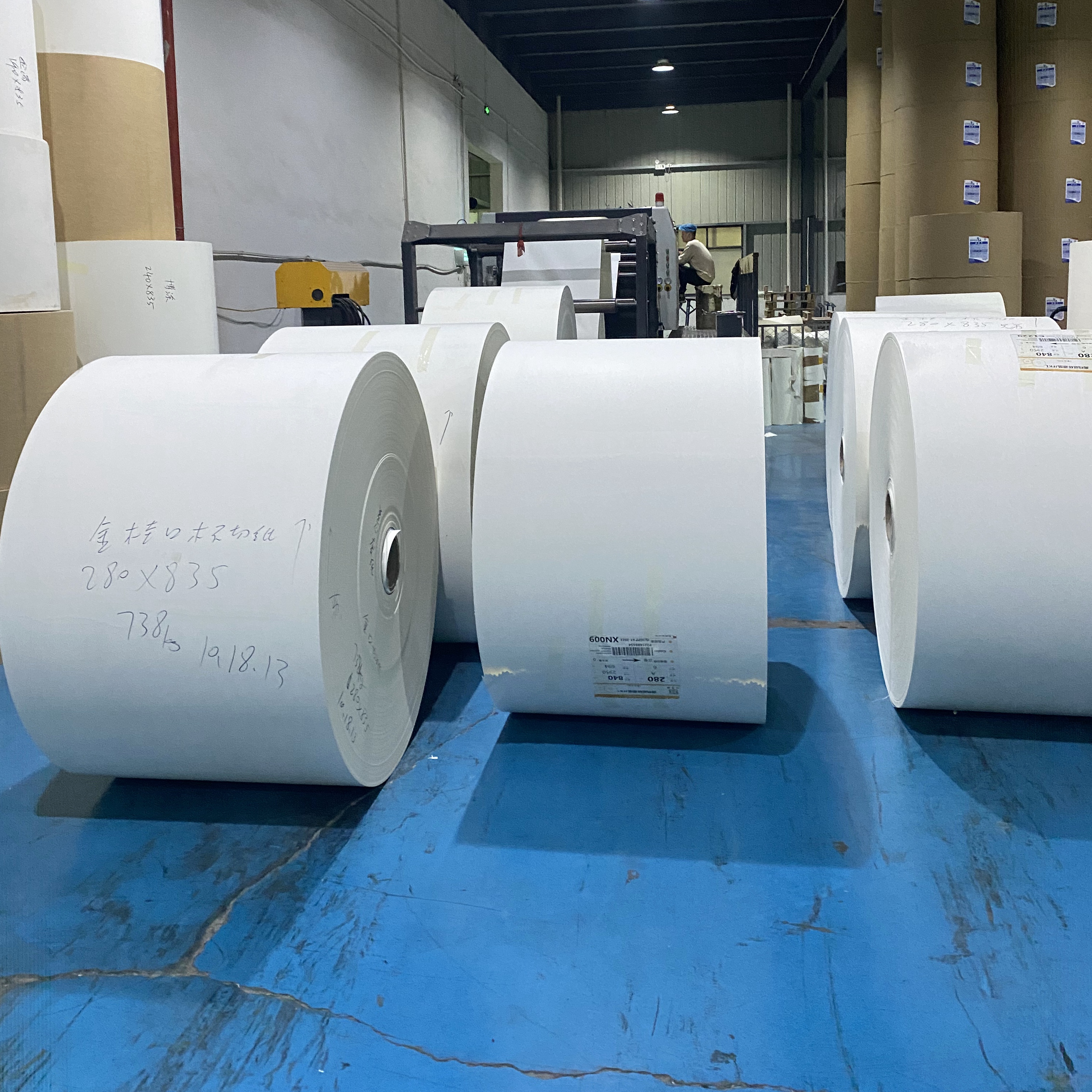 Materias primas para vasos de papel recubiertos de calidad alimentaria